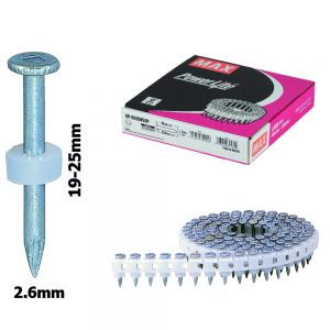 Pins voor beton en staal (0-5mm) HN25