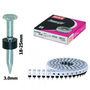 Stepped pins voor hard beton en staal 5mm HN25